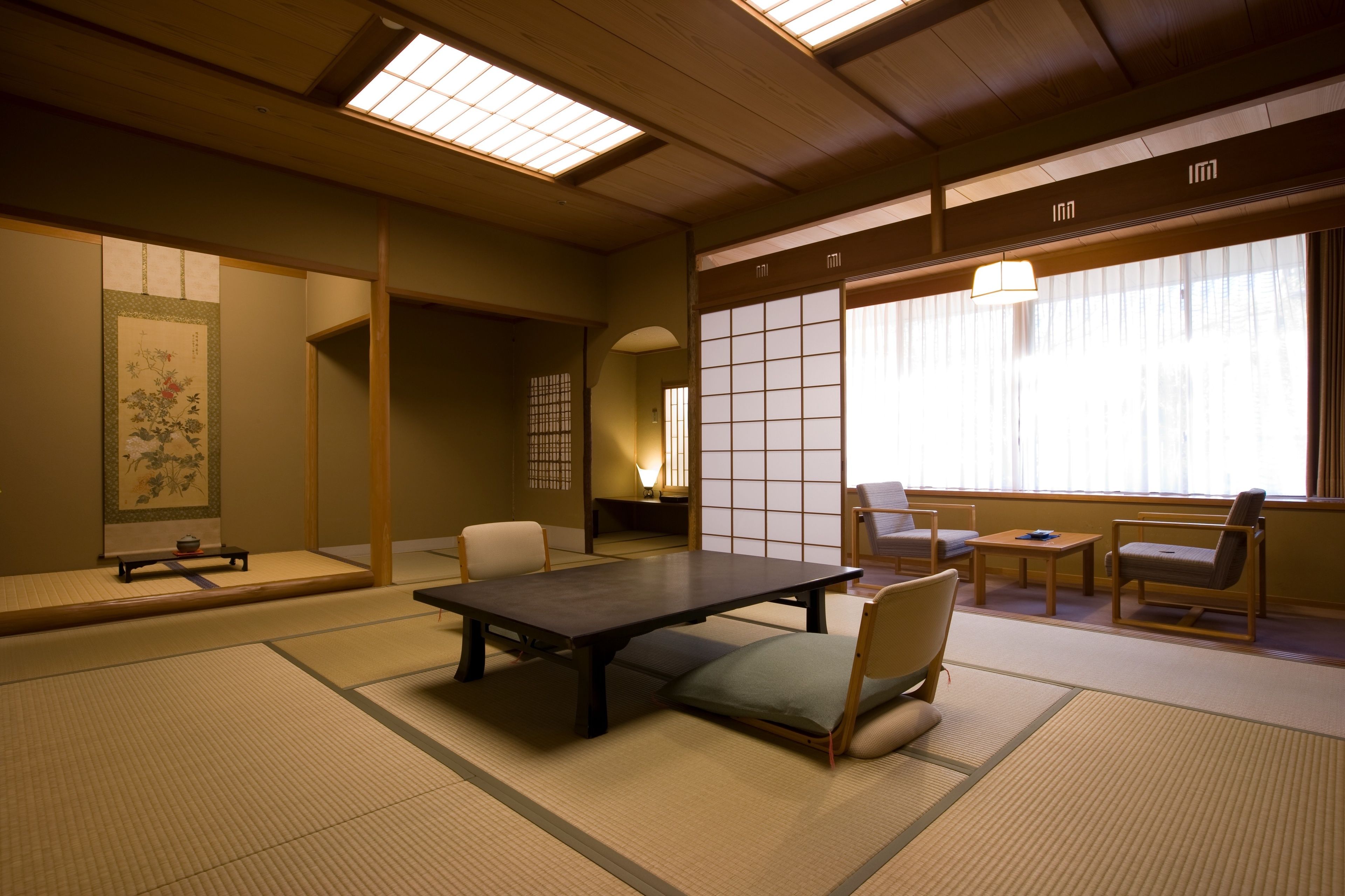 traditional sukiya style japanese room, non smoking, mountain view【58㎡】 | 1 bedroom, in-room safe, desk, free wifi