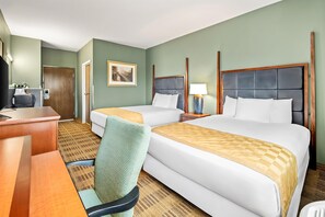 Room, 2 Queen Beds, Non Smoking | Desk, blackout drapes, iron/ironing board, rollaway beds - Americas Best Value Inn Somerville (Somerville)