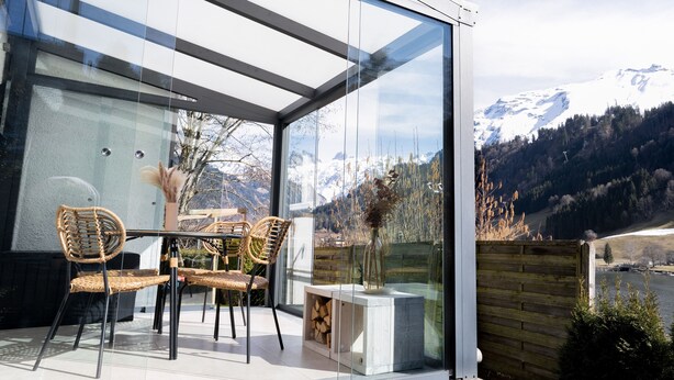 Central Serviced Apartment 2 (Engelbergerstrasse 53, Engelberg, 6390 CH, 700m away from hotel) | Terrace/patio - Hotel Central (Engelberg)