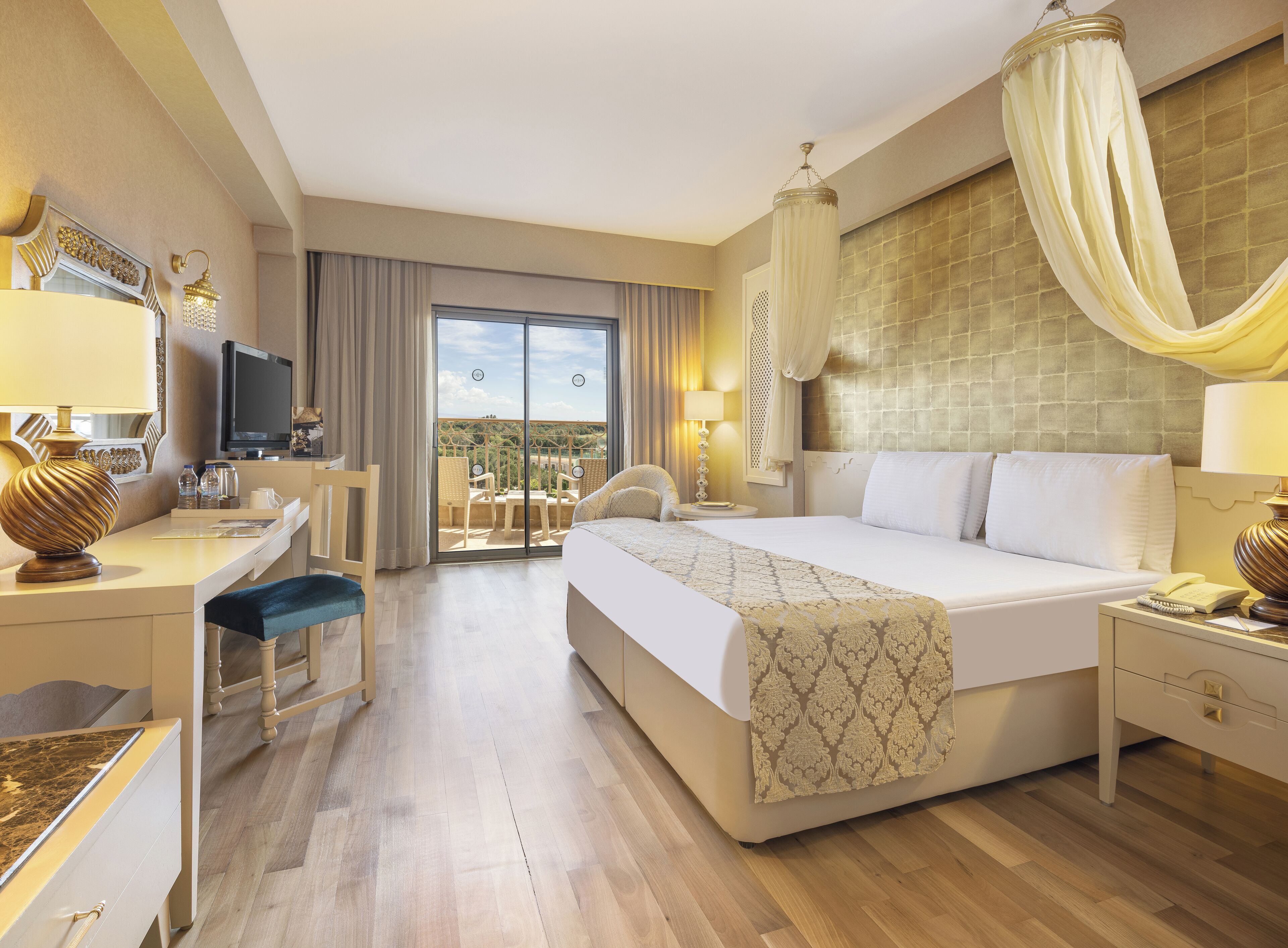 Free minibar, in-room safe, soundproofing, free cots/infant beds