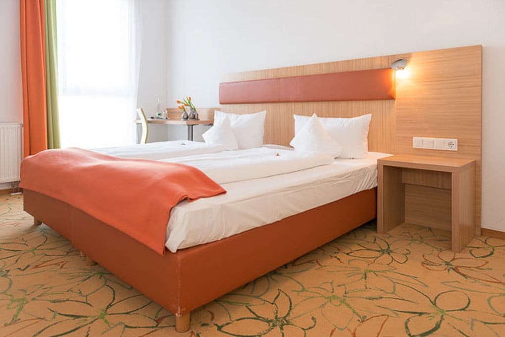 double room | minibar, in-room safe, desk, blackout curtains