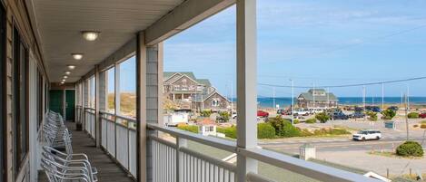 Vista a la playa o el mar