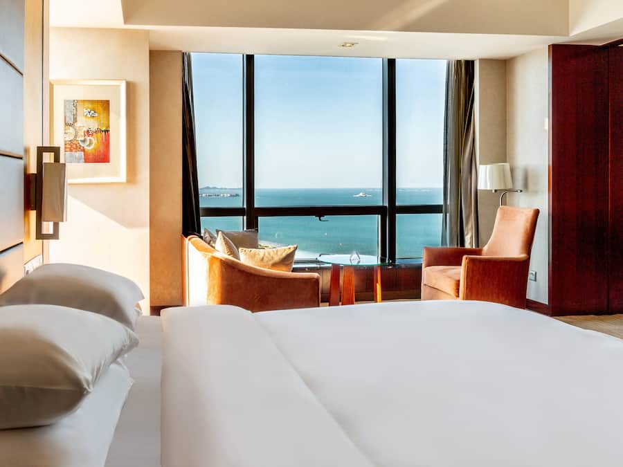 Minibar, in-room safe, desk, blackout curtains