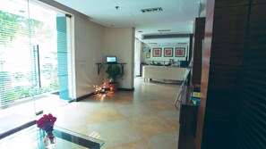 Interior entrance