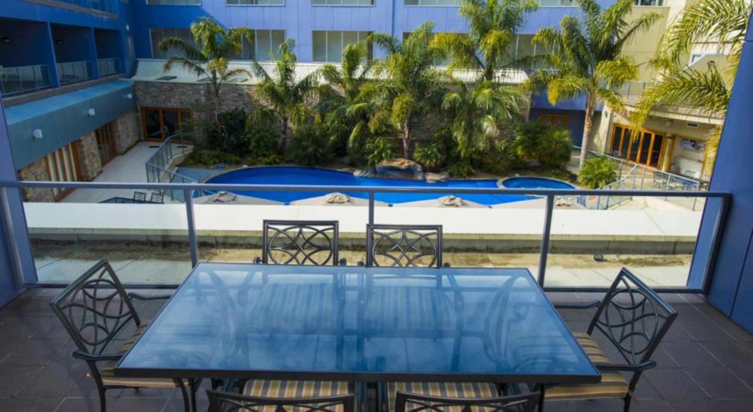 executive suite, pool view | view from room