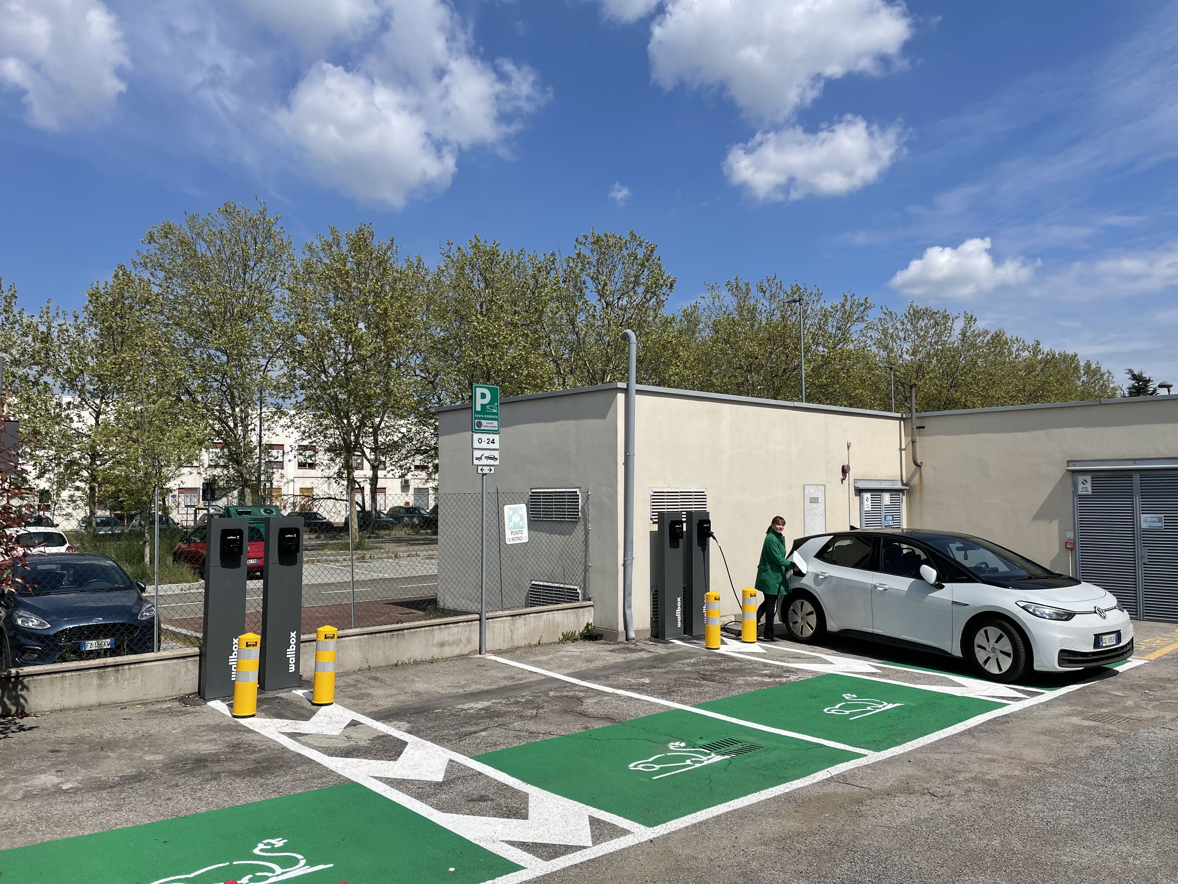 electric vehicle-charging station