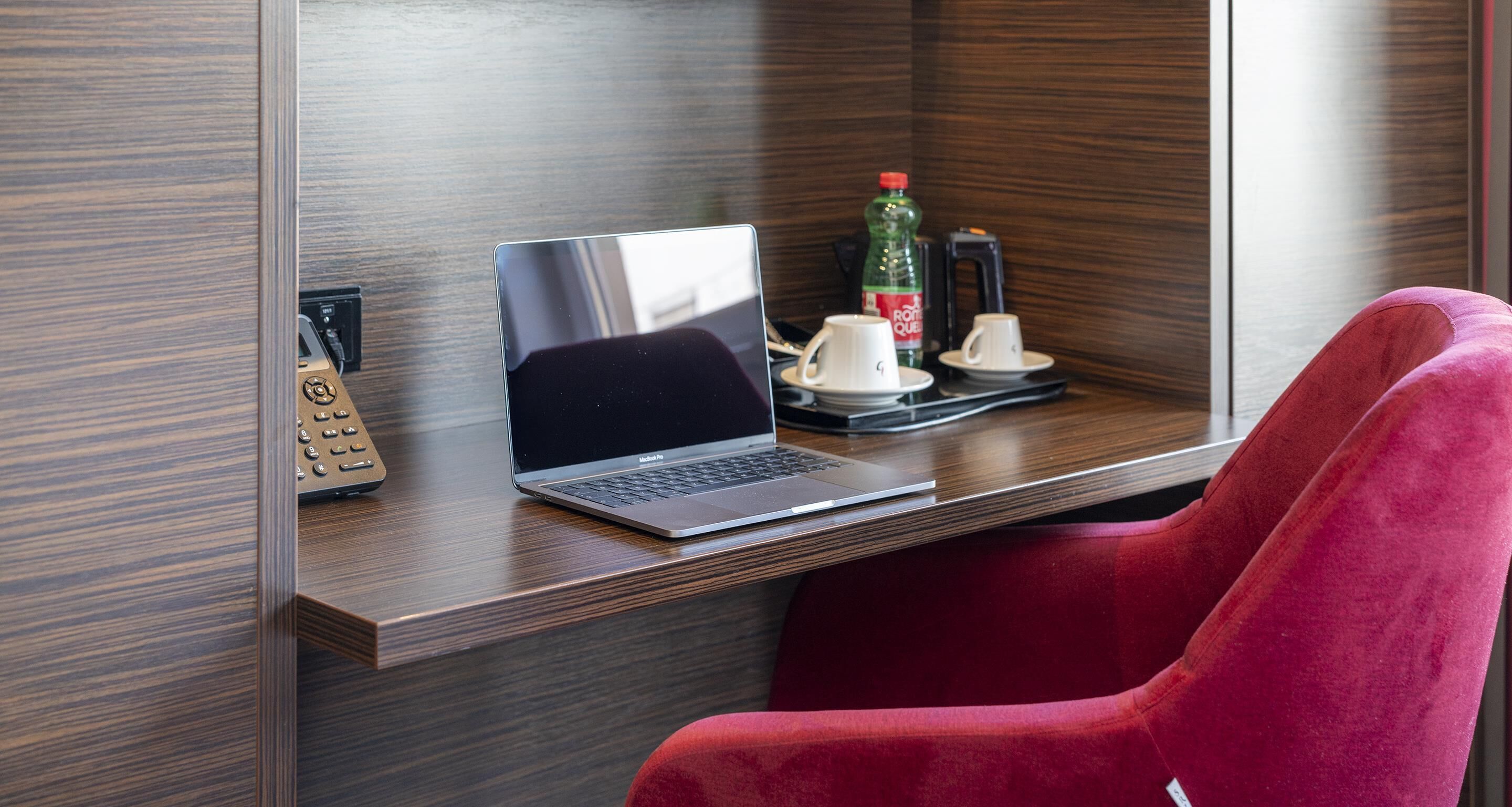 in-room safe, laptop workspace, blackout curtains, soundproofing