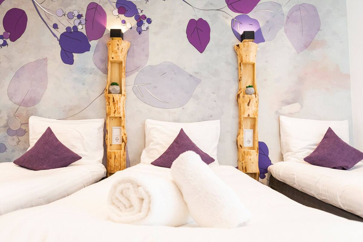 Standard Triple Room, 3 Single Beds | In-room safe, blackout curtains, iron/ironing board (on request)