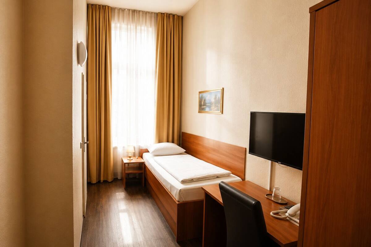 City Single Room | Hypo-allergenic bedding available, desk, blackout drapes, WiFi (free)