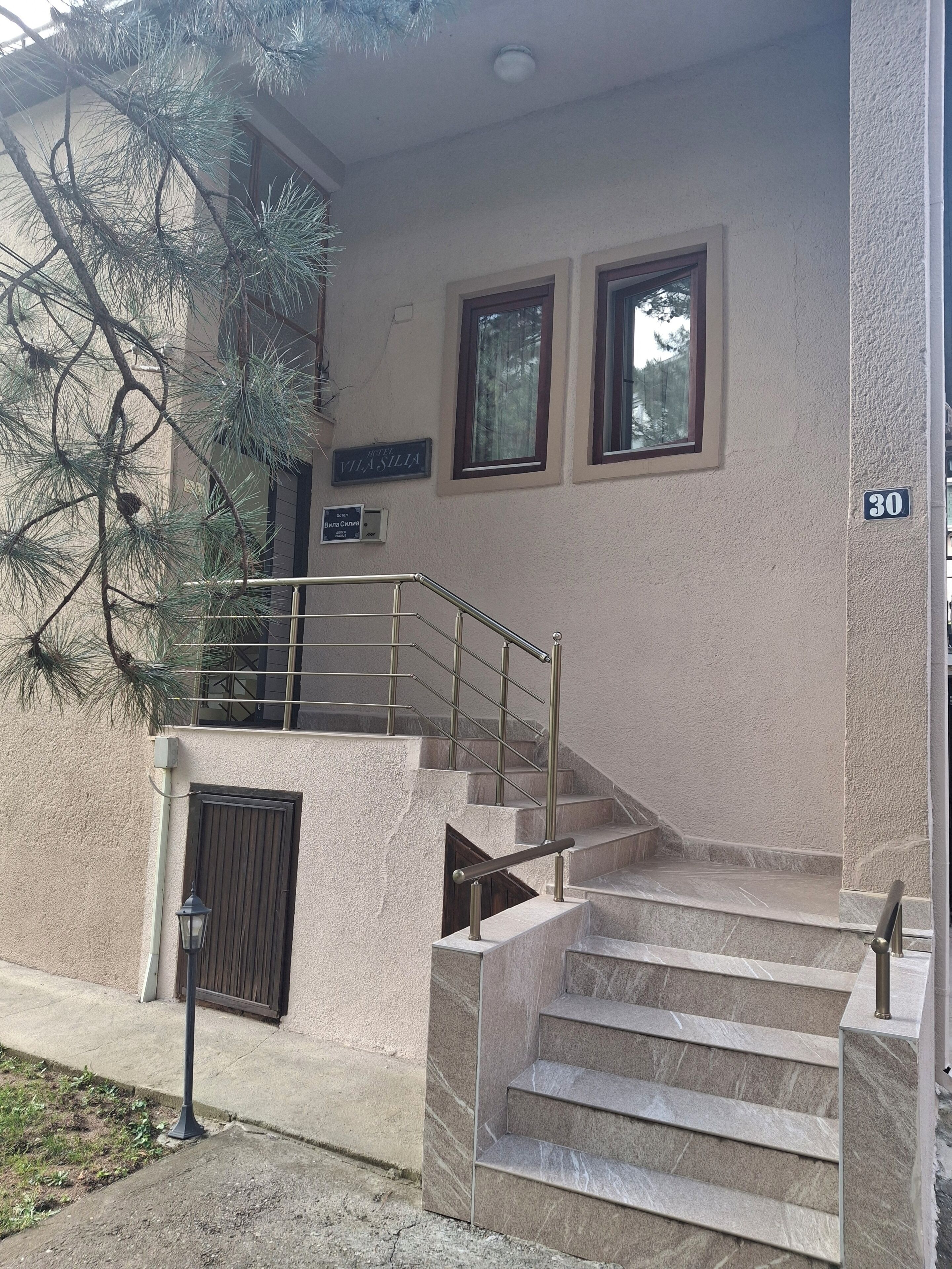 Fassade der Unterkunft