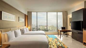 Deluxe Room, 2 Queen Beds, City View | City view