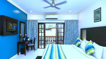 Quarto executivo | Roupas de cama de algodão egípcio, roupas de cama premium, frigobar