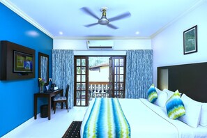 Habitación ejecutiva | Sábanas de algodón egipcio, ropa de cama de alta calidad, minibar