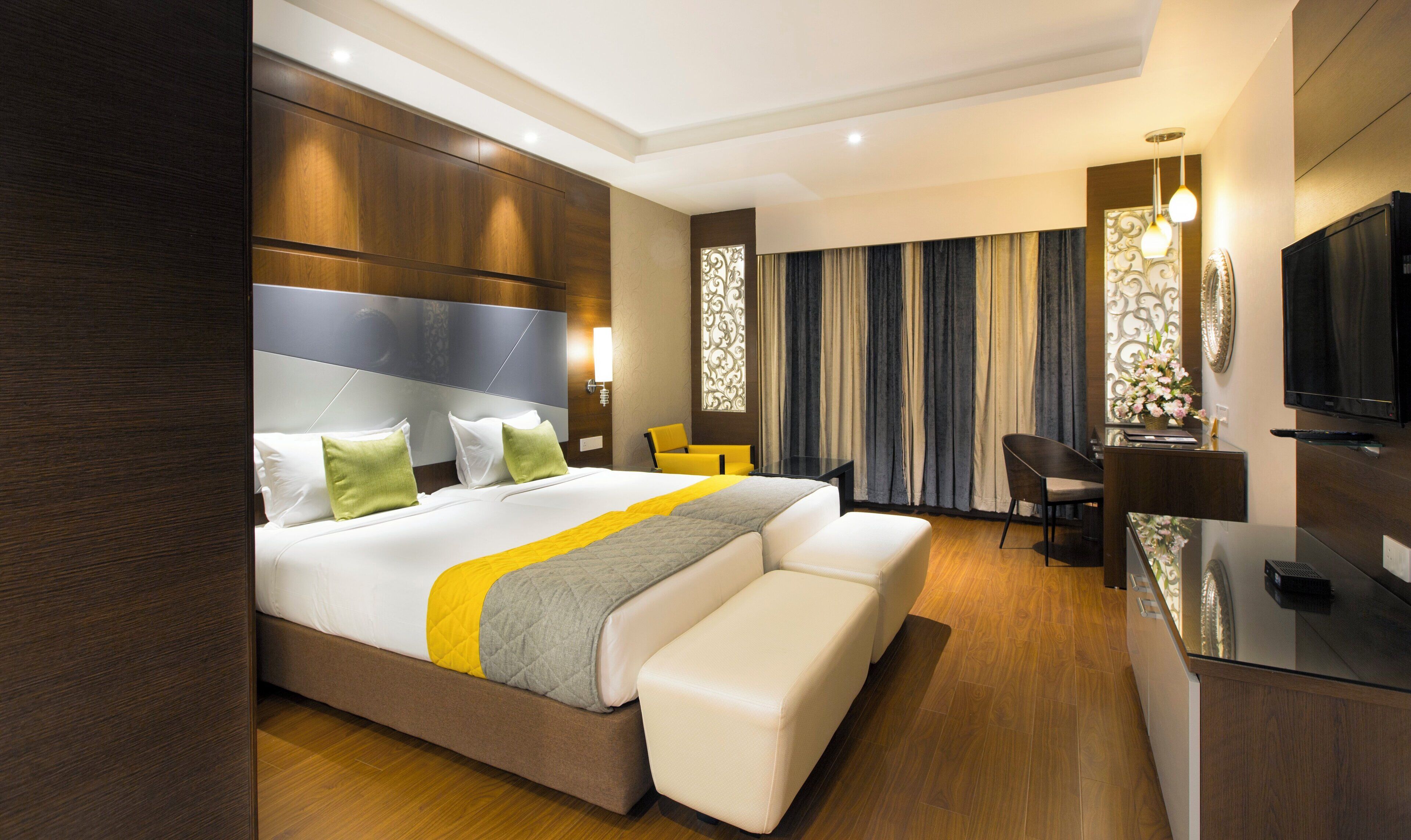 Minibar, in-room safe, desk, blackout drapes