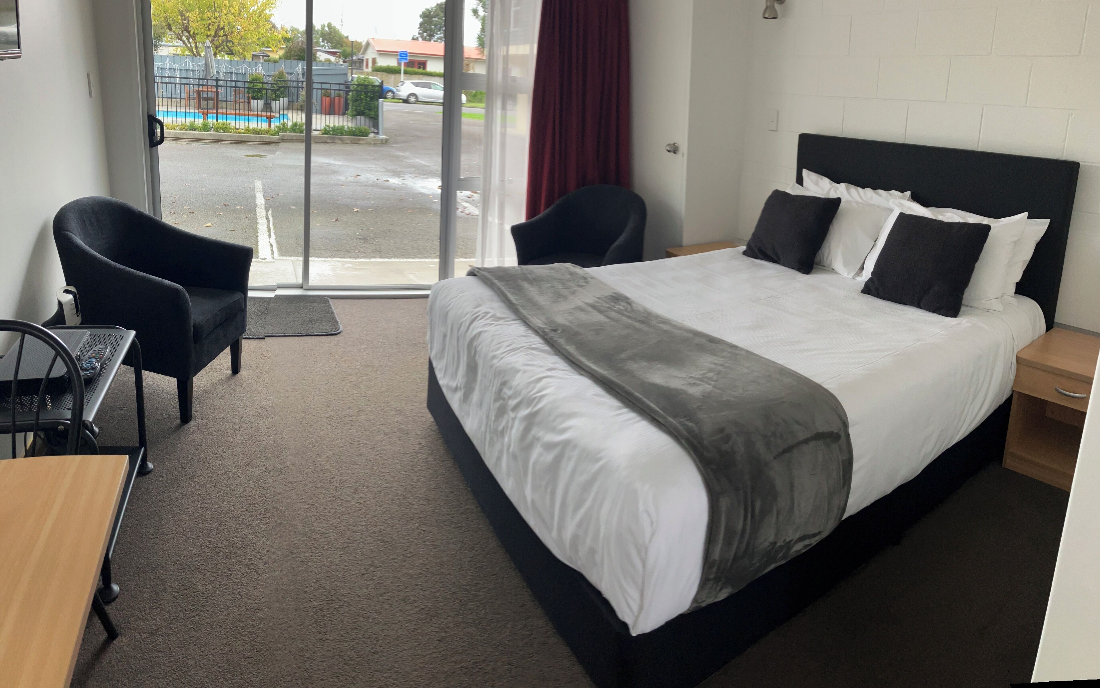 Premium bedding, pillow-top beds, in-room safe, individually decorated