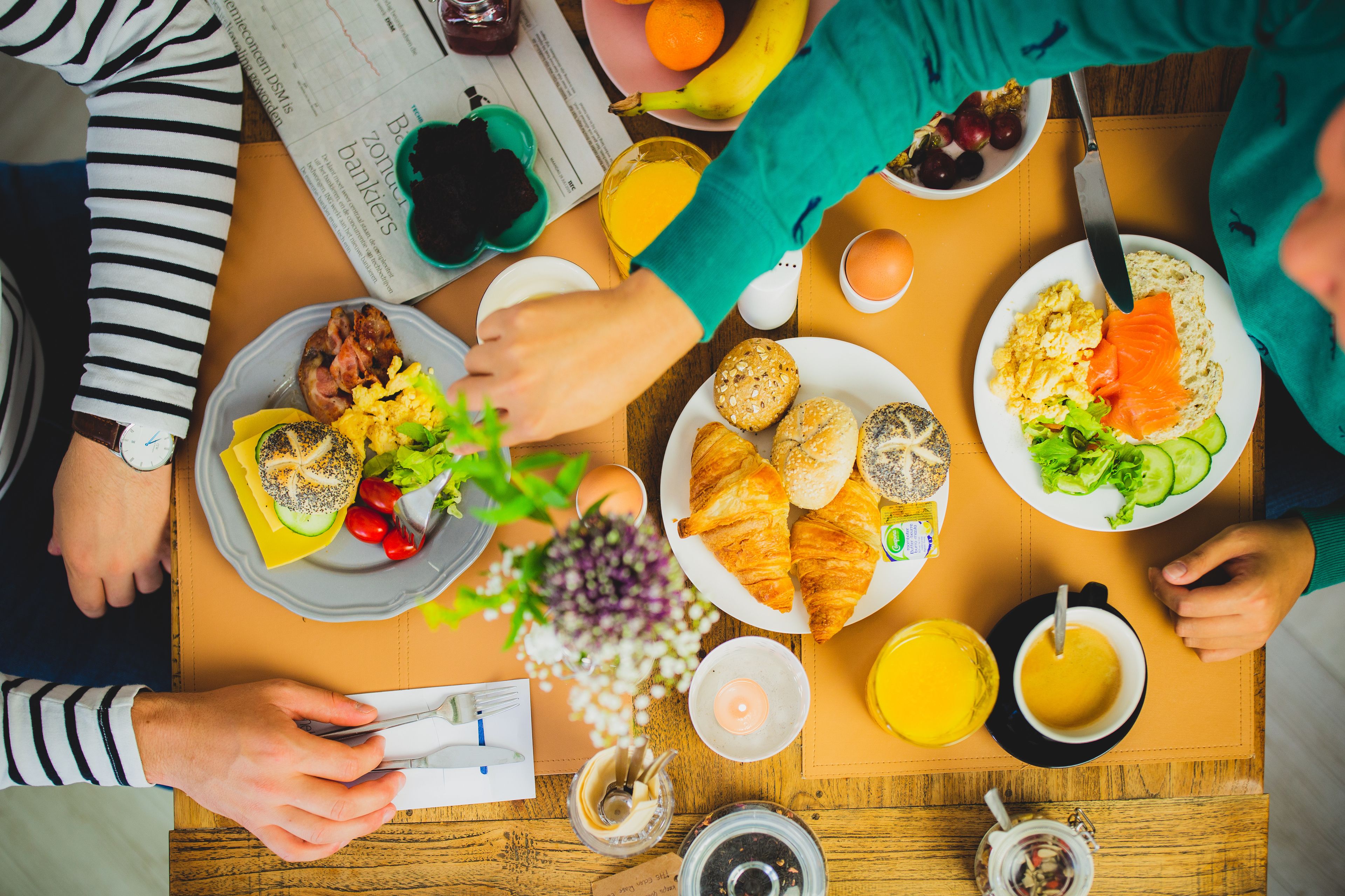 daily full breakfast (eur 18 per person)
