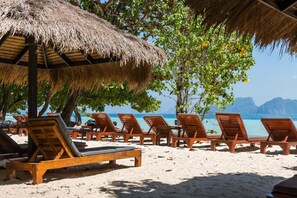 On the beach, scuba diving, kayaking