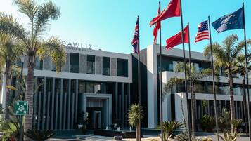 Façade de lâhĂ©bergement