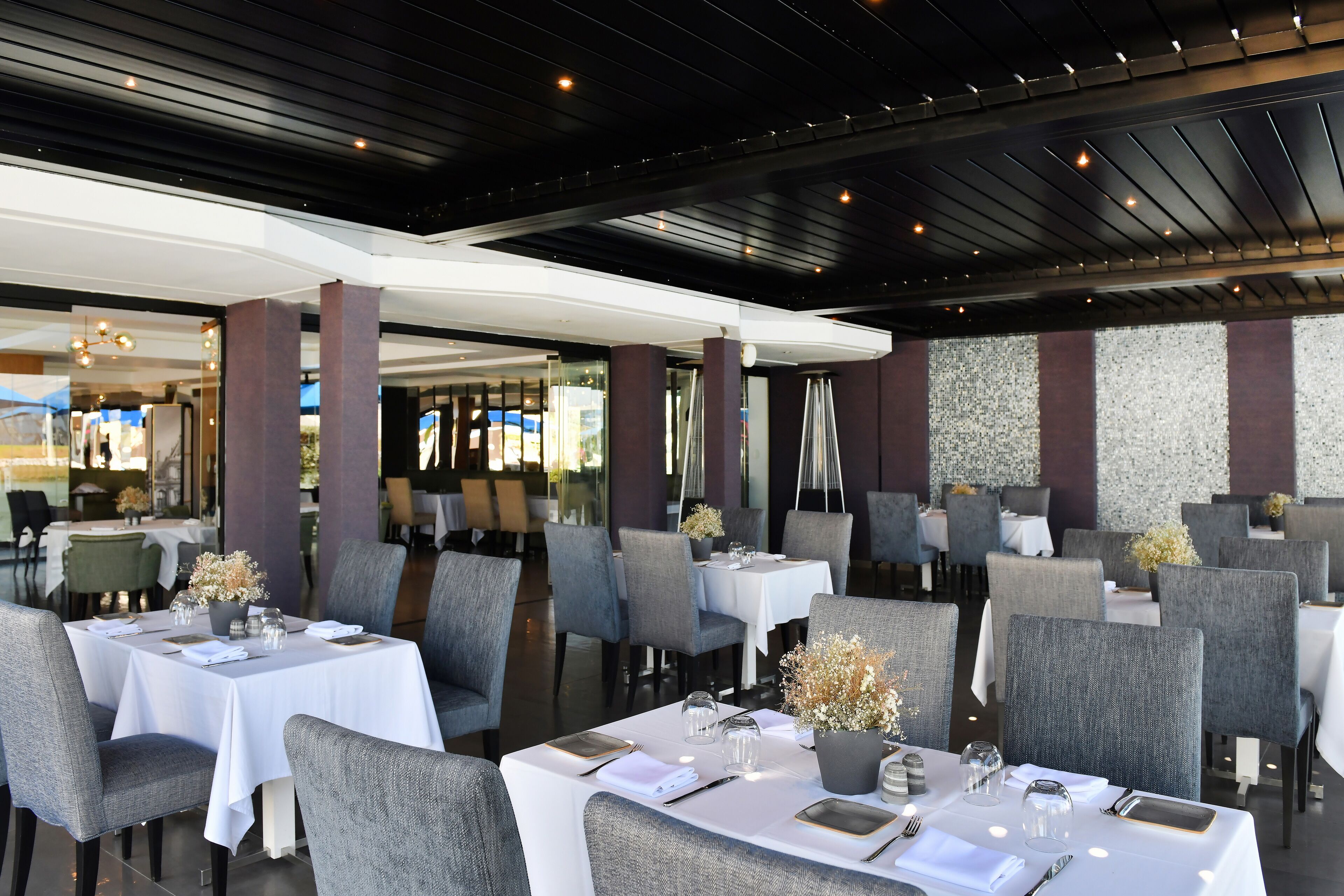 breakfast, lunch, dinner served; mediterranean cuisine, pool views