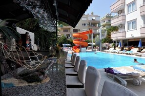 2 outdoor pools, an infinity pool, pool umbrellas, pool loungers - Sealine Hotel (Alanya)