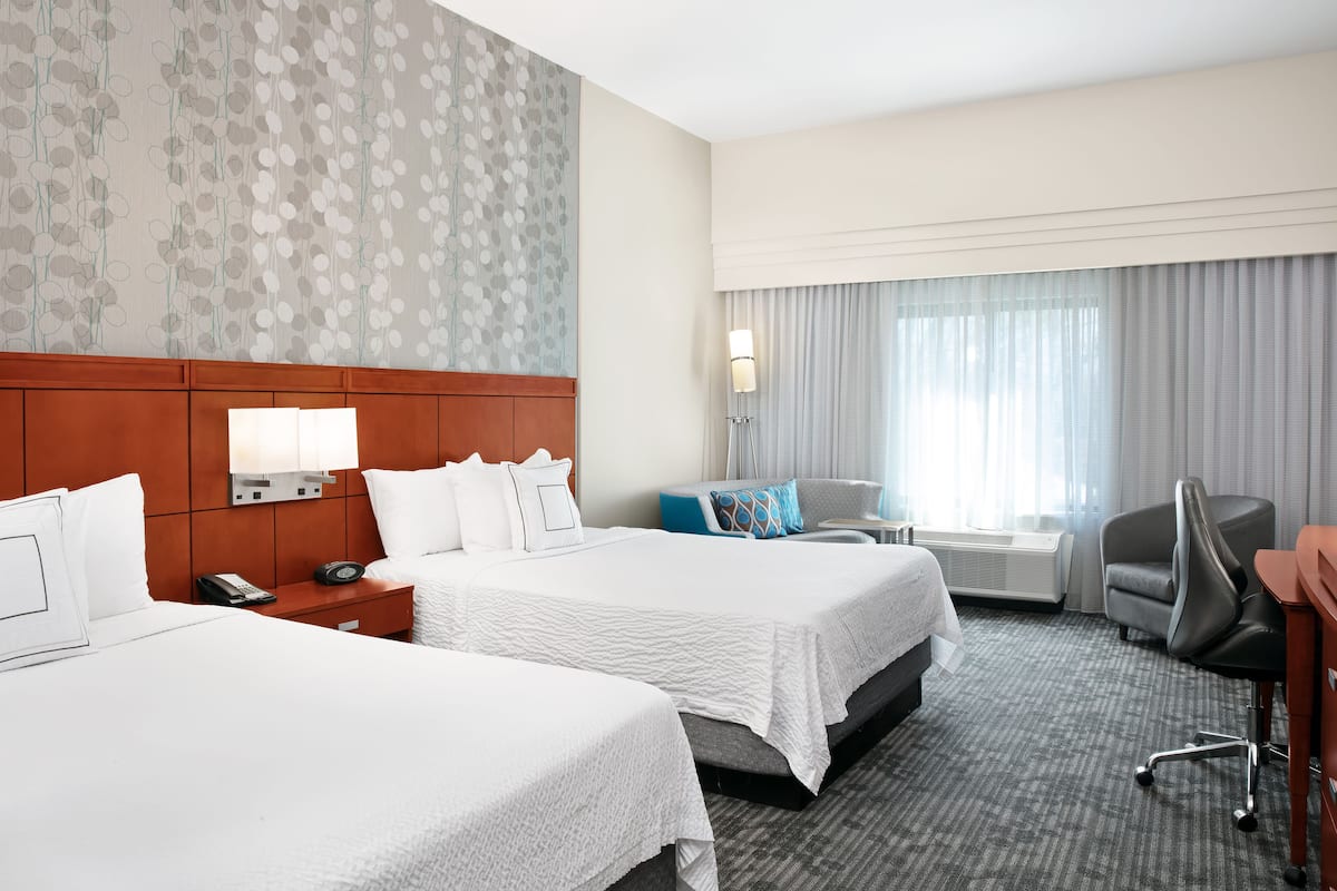 premium bedding, individually decorated, individually furnished, desk