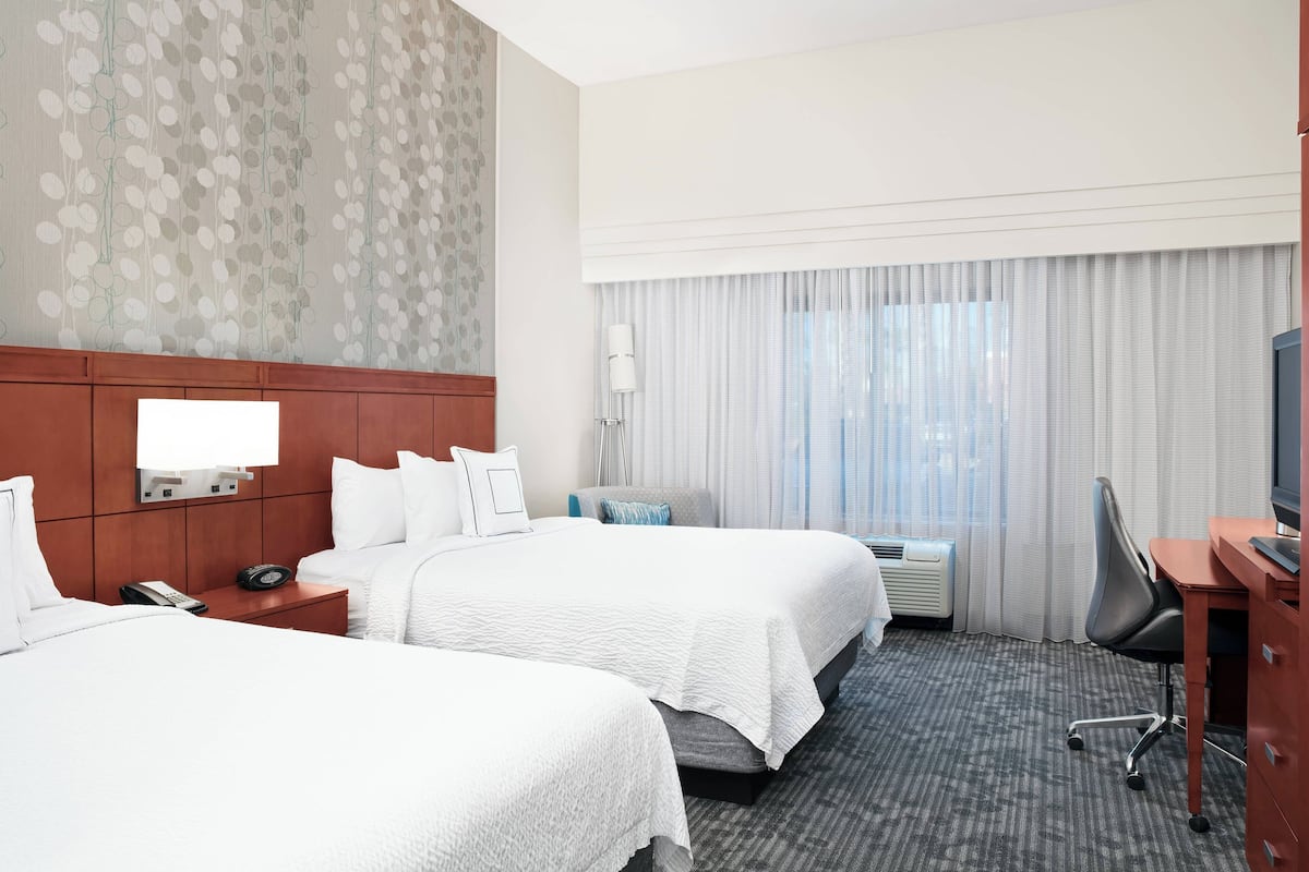 room, 2 queen beds | premium bedding, individually decorated, individually furnished, desk