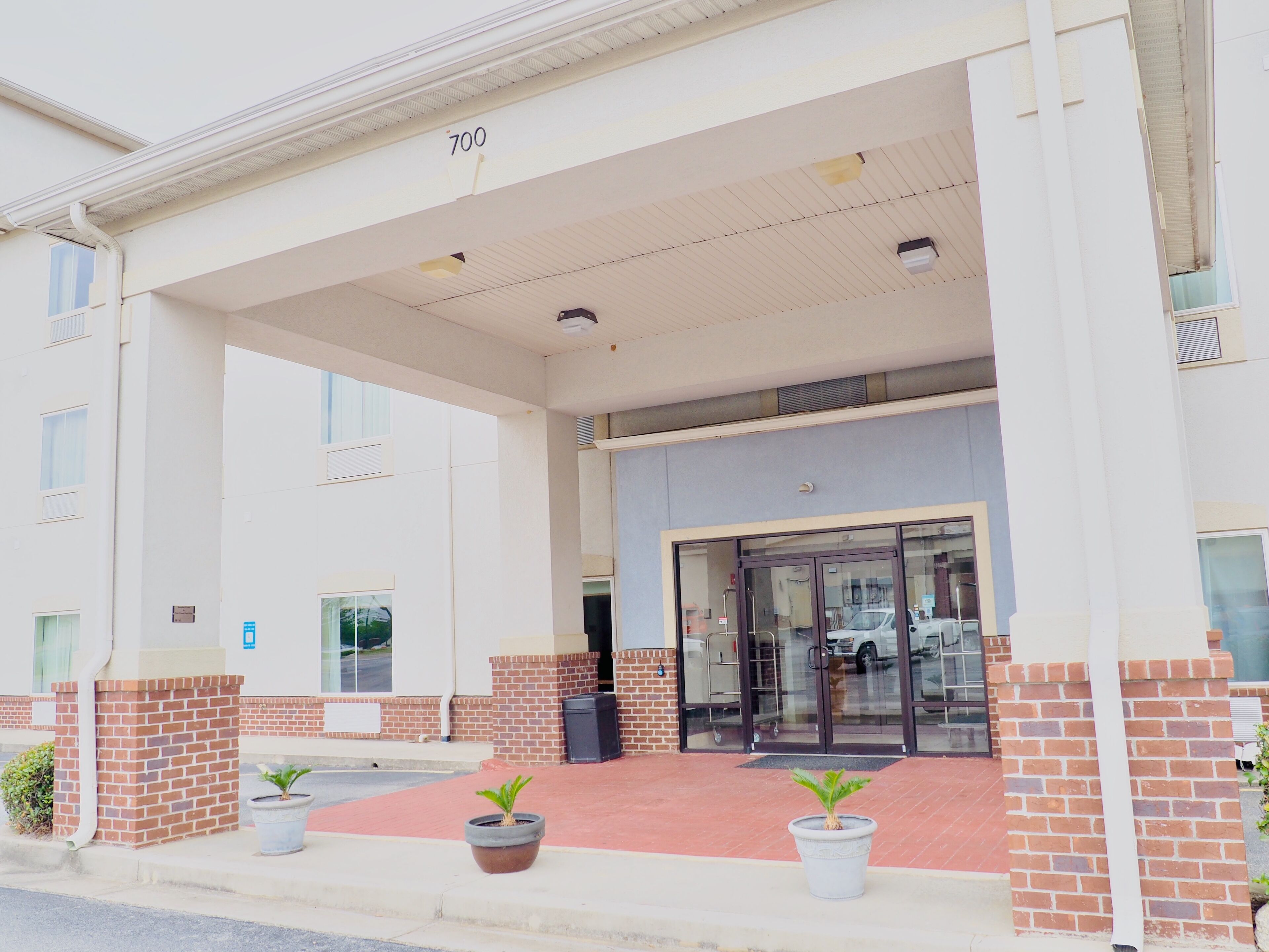 Entrada de la propiedad