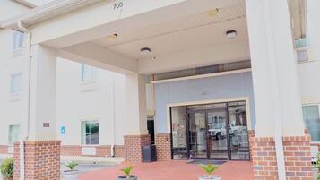 Entrée de l’hébergement