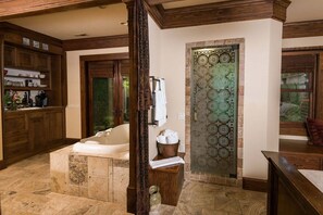 Rosetti  | Bathroom | Separate bathtub and shower, jetted bath, rainfall showerhead
