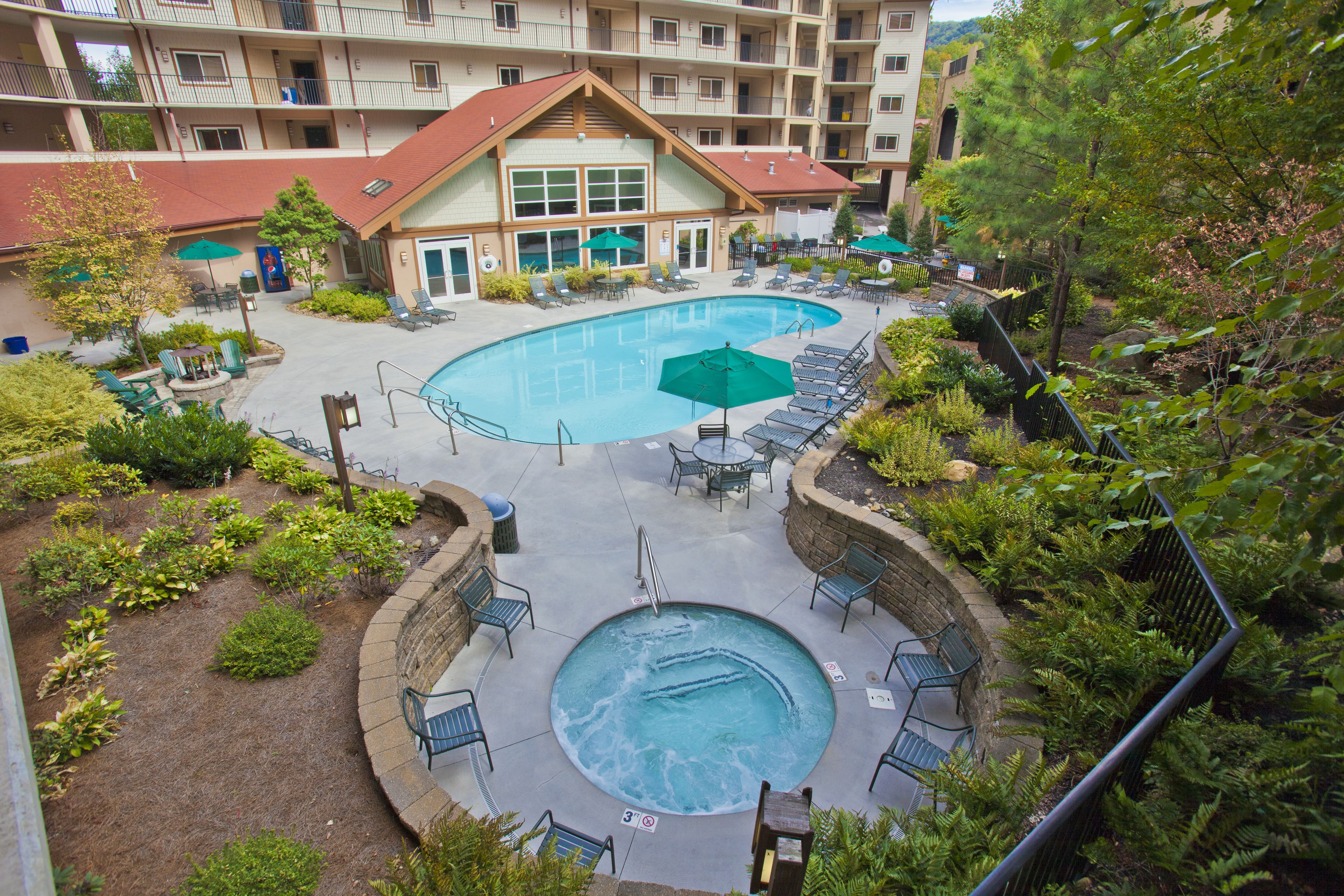 Indoor pool, outdoor pool