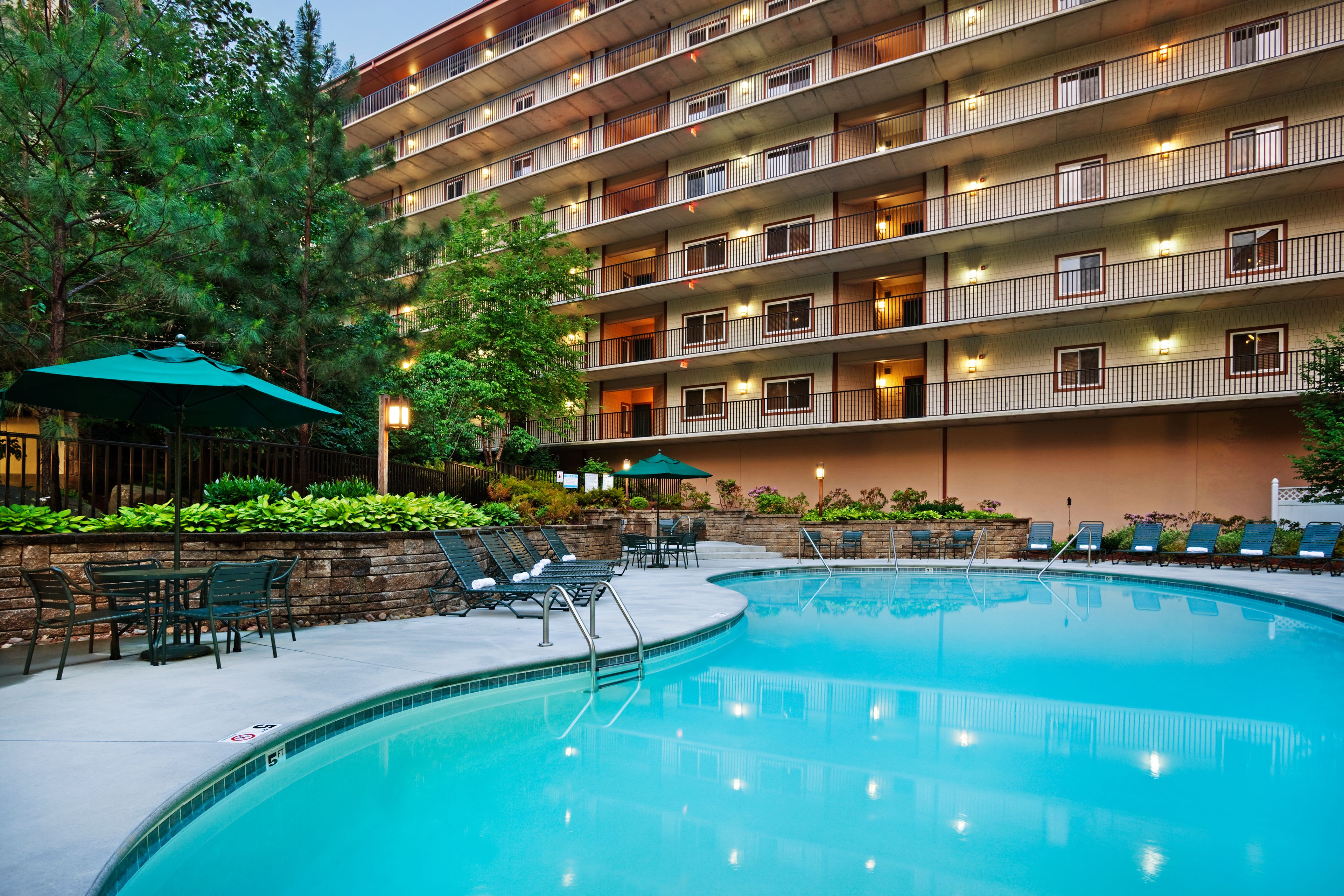 Indoor pool, outdoor pool
