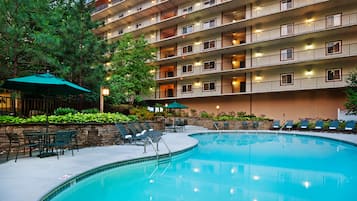 Indoor pool, outdoor pool