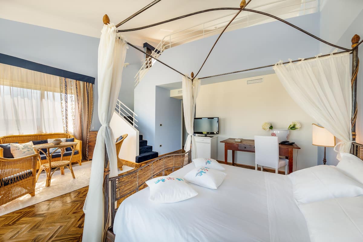 deluxe suite | minibar, in-room safe, blackout curtains, free wifi