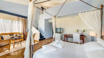 Suíte luxo | Frigobar, cofres nos quartos, cortinas blackout, Wi-Fi de cortesia
