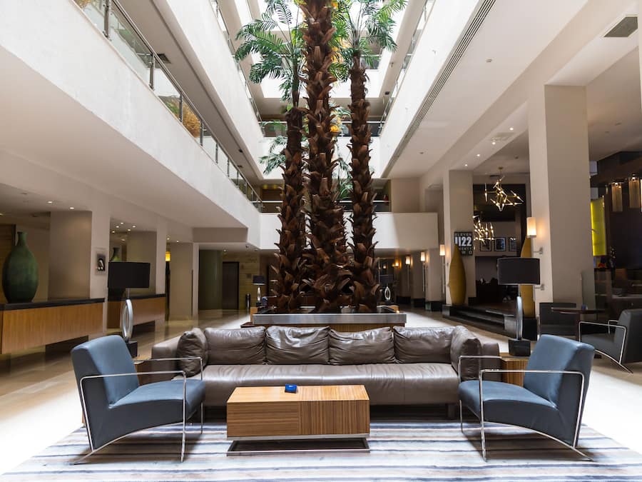 Zona de estar del vestíbulo