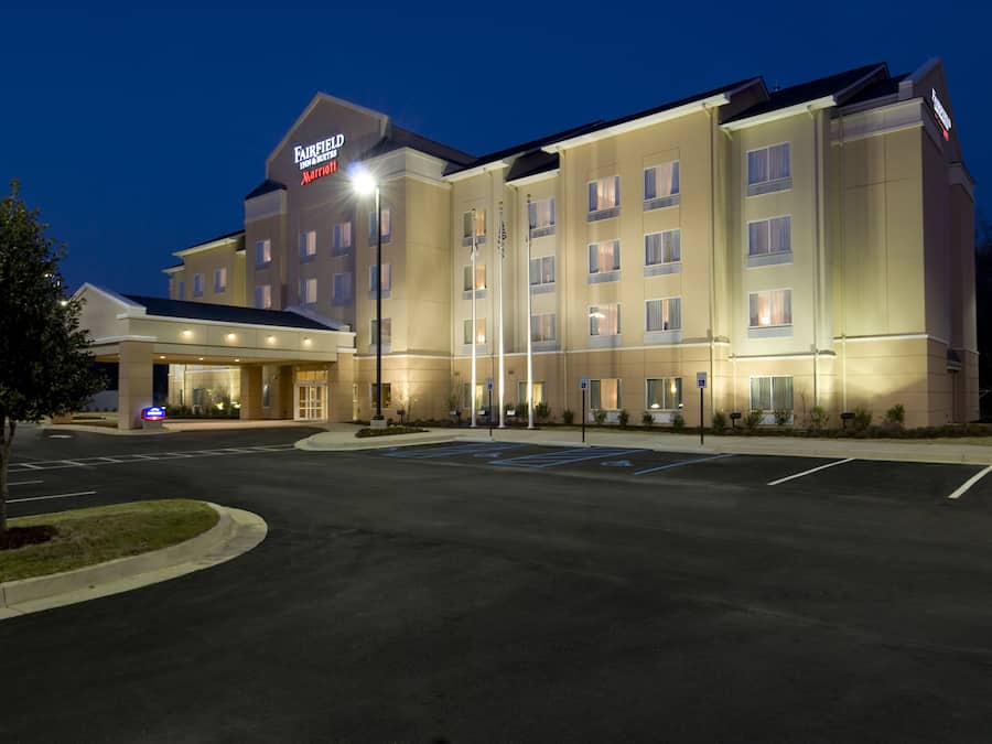 Front of property - evening/night