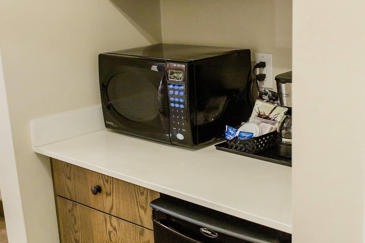 standard room, 2 queen beds, non smoking | desk, laptop workspace, blackout curtains, iron/ironing board