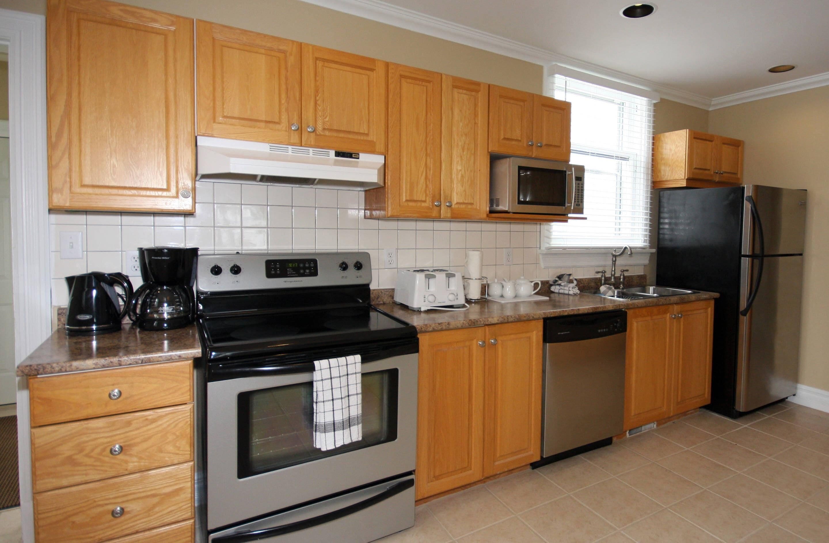 desk, laptop workspace, blackout curtains, iron/ironing board