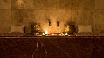 Couples treatment rooms, Turkish bath, body treatments, hydrotherapy
