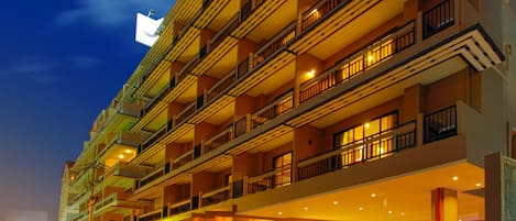 Majoituspaikan sisäänkäynti