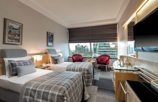 Premium bedding, minibar, in-room safe, desk