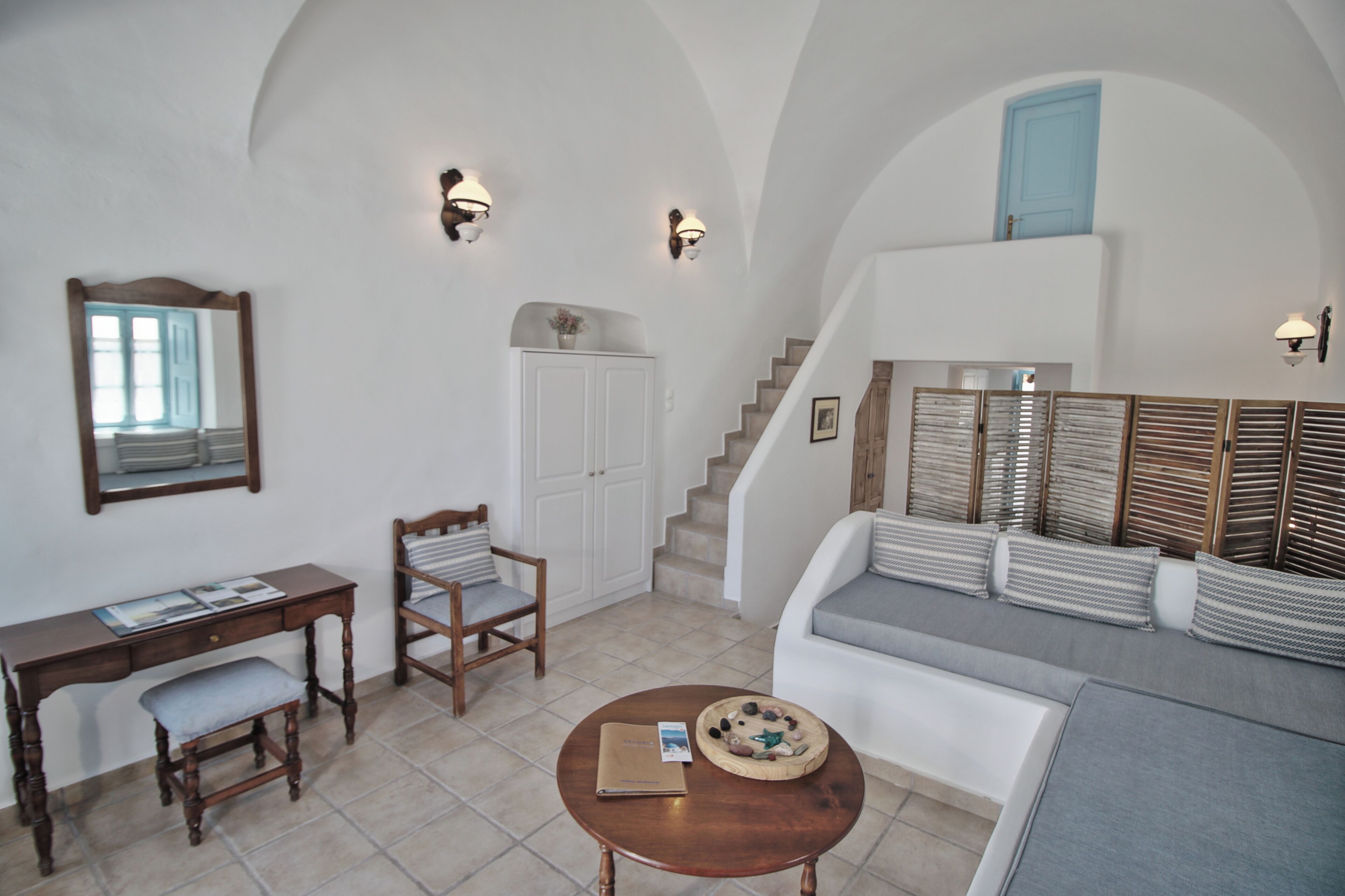 traditional apartment for 3 | living area | flat-screen tv