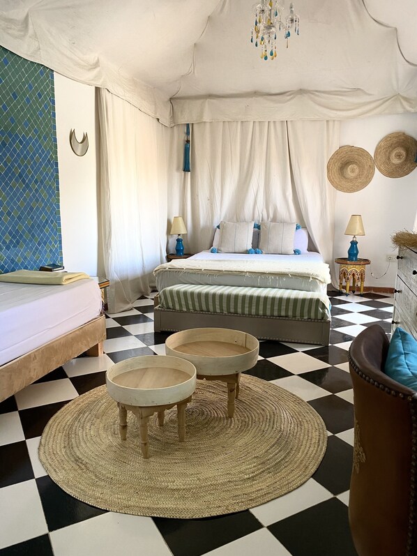 1 bedroom, premium bedding, in-room safe, individually decorated - Riad les Lauriers Blancs (Marrakech)