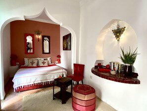 1 bedroom, premium bedding, in-room safe, individually decorated - Riad les Lauriers Blancs (Marrakech)
