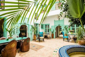 Breakfast, lunch, dinner served; Moroccan cuisine 