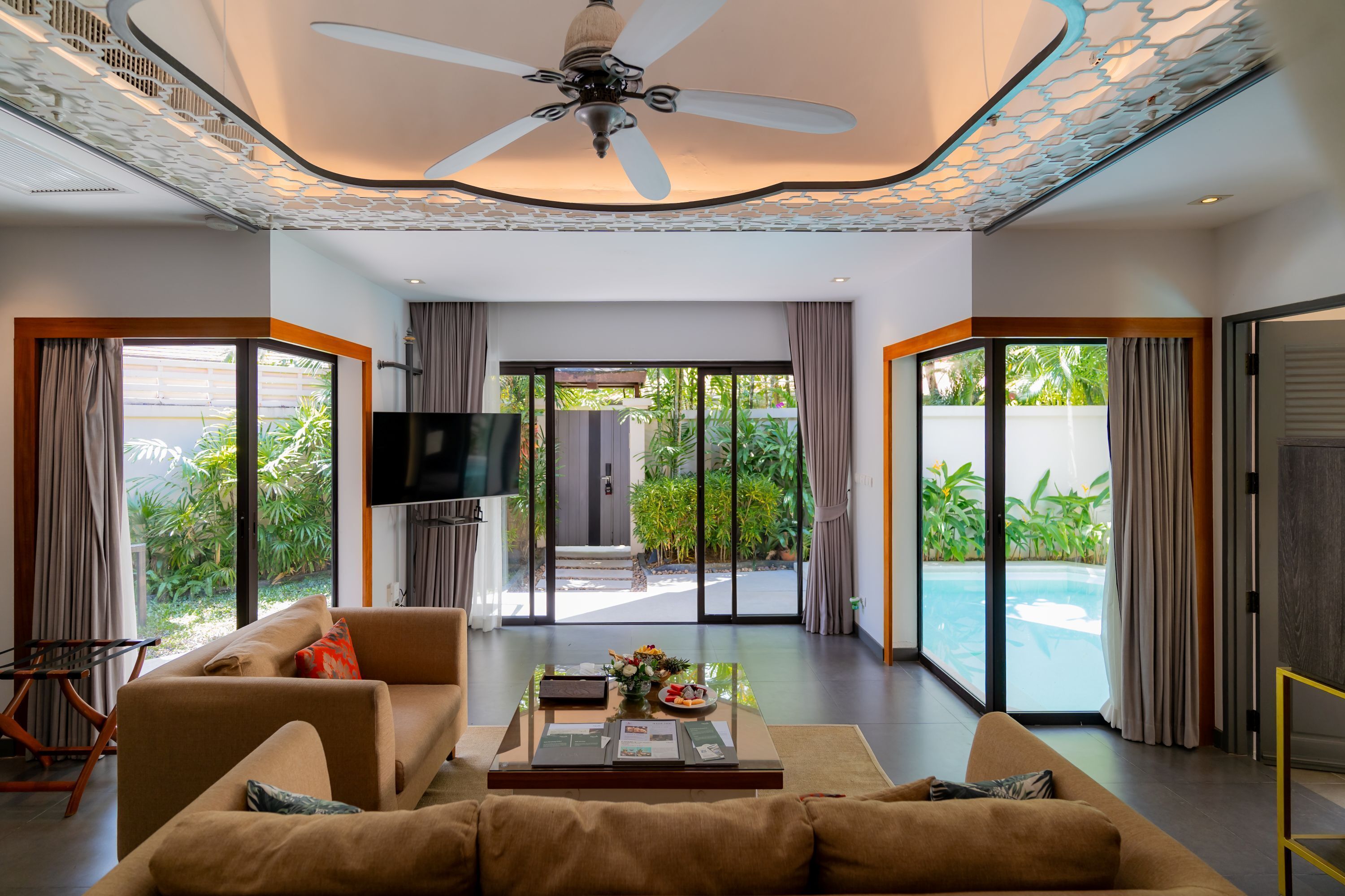 วิลล่า (Pool Villa) | 1 ห้องนอน, มินิบาร์, ตู้นิรภัยในห้องพัก, ห้องพักตกแต่งอย่างมีเอกลักษณ์