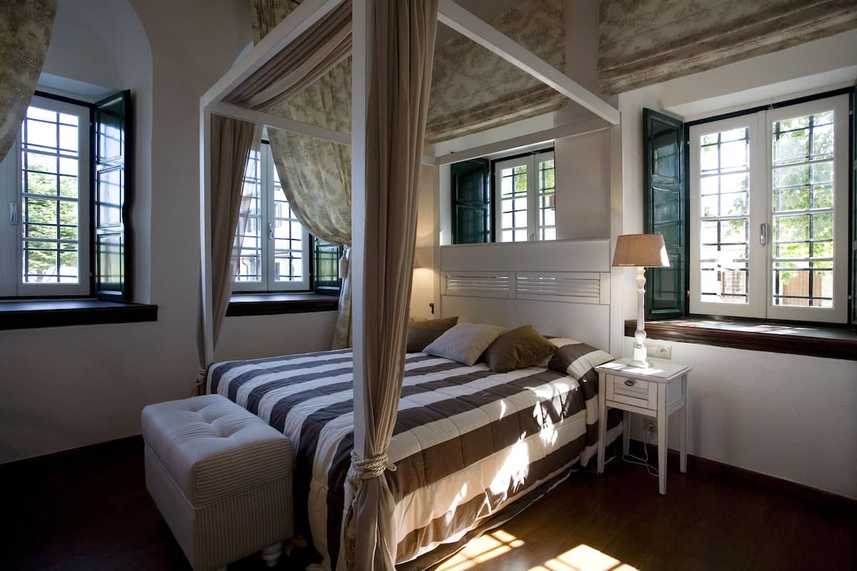 standard room: mountain, village view | minibar, in-room safe, individually decorated, desk