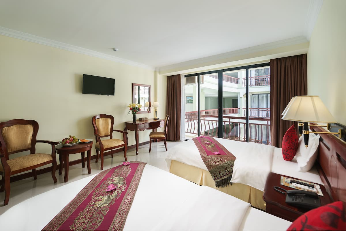 1 slaapkamer, luxe beddengoed, Select Comfort-bedden, een minibar