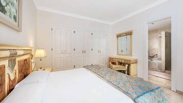 Desk, blackout curtains, soundproofing, iron/ironing board