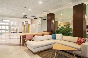 Sittområde i lobbyn